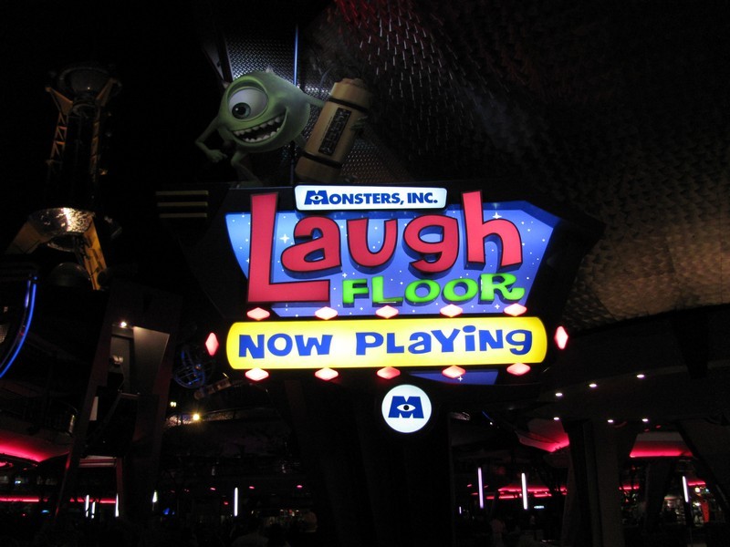 Monsters Inc. Laugh Floor Signage Covered Up at Magic Kingdom