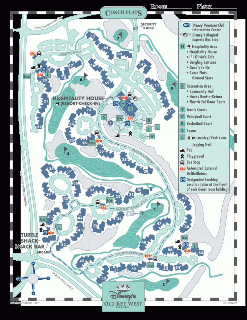 Disney S Old Key West Resort Map Doctor Disney