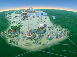 Walt Disney World map