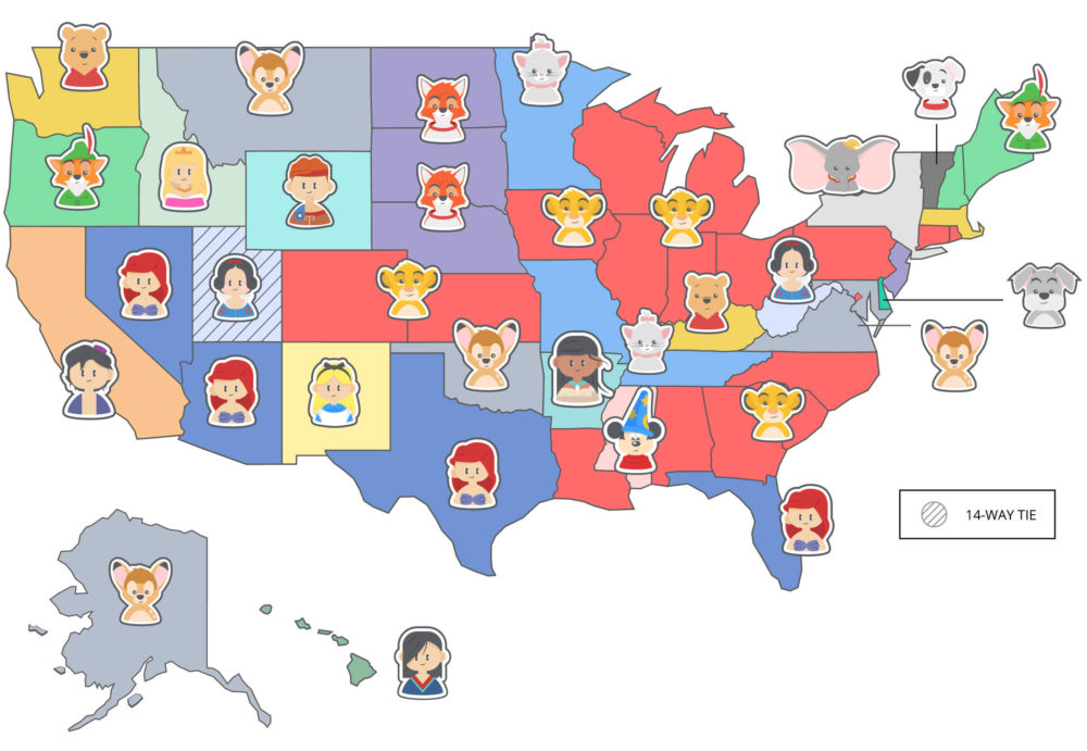Which Disney Animated Classic Does Your State Like The Most New