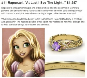 Disney Engagement Rings