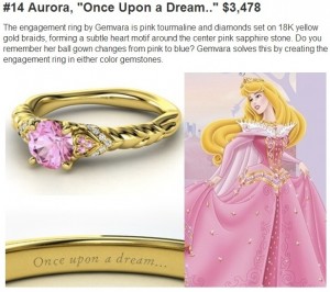 Disney Engagement Rings