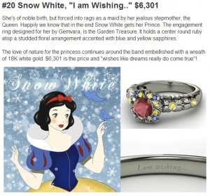 Disney Engagement Rings