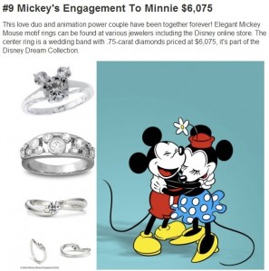 Disney Engagement Rings
