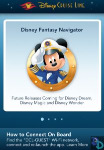 Disney Cruise Line app