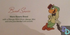 Disney Magic Carioca's Menu