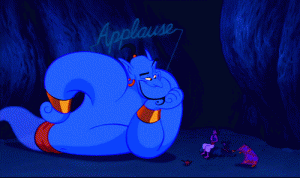Aladdin Genie applause
