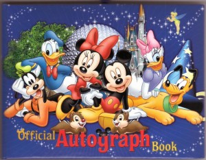 Disney World autograph book