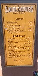 2014 Epcot Flower & Garden Festival Menus