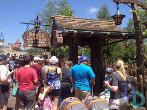 Seven Dwarfs Mine Train soft opening