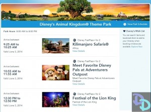 Festival of The Lion King FASTPass+
