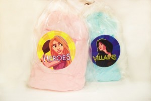 Disney Heroes Villains cotton candy