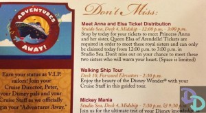 Disney Cruise Line Anna and Elsa