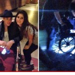 Justin Bieber Disneyland wheelchair