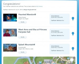 My Disney Experience FASTPass+