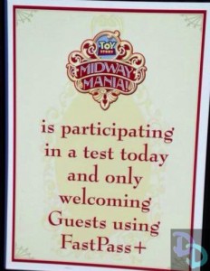 Toy Story Mania FASTPass+