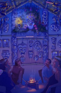 Polynesian Village concept art