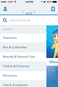 Shop Disney Parks app