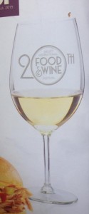 epcot food wine 20th free wine glass