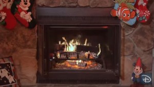 Disney Yule Log