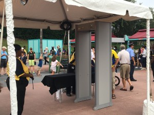 Disney World metal detectors