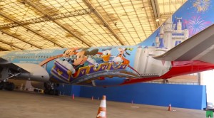 tam walt disney world plane
