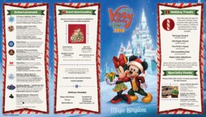 mickey's very merry christmas party 2016 map