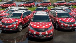 minnie van service airport disney