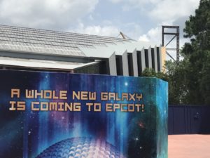 Guardians of the Galaxy epcot roller coaster construction
