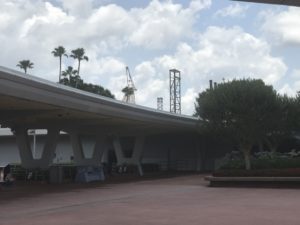Guardians of the Galaxy epcot roller coaster construction