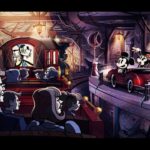 Mickey And Minnie's Runaway Railway concept art Disney's Hollywood studios