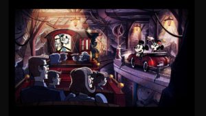 Mickey And Minnie's Runaway Railway concept art Disney's Hollywood studios