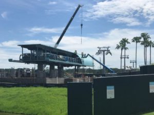 disney's hollywood studios skyliner construction walt world 2