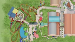 toy story land completed map digital online my disney experience