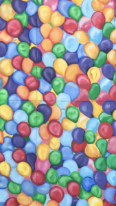 Pixar up balloon wall disney California Adventure