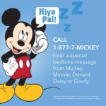 bedtime phone call message disney shop mickey mouse
