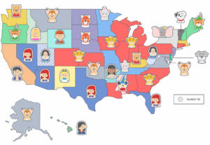 disney movies by state favorite united states