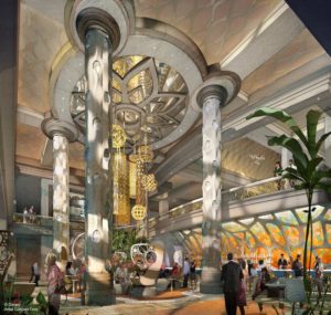 Disney's Coronado Springs Resort opening date summer 2019 tower concept art 2