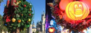walt disney world magic kingdom halloween christmas decorations