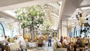 disney's coronado springs resort restaurants concept art details gran destino tower