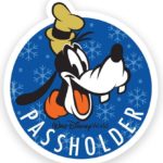goofy walt disney world christmas annual passholder magnet