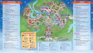 walt disney world mickey's very merry christmas party 2018 character locations schedule entertainment map