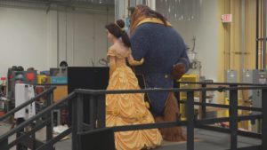 beauty and the beast dark ride tokyo disneyland preview