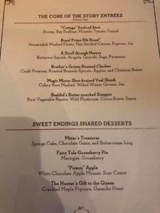 snow white storybook dining artist point disney's wilderness lodge title