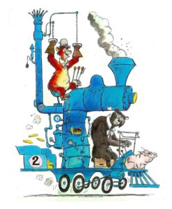 country bear jamboree dark ride concept art 2