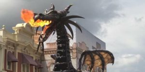 maleficent dragon fire magic kingdom festival of fantasy disney return