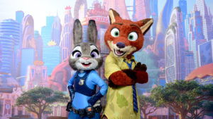 zootopia characters magic kingdom surprise mickey minnie celebration