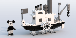 Steamboat Willie LEGO set