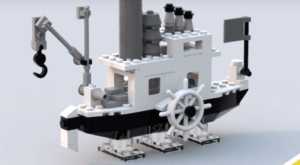 Steamboat Willie LEGO set