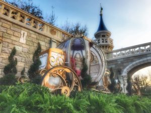 cinderella's carriage photo magic kingdom valentine's day